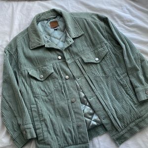 BDG Urban Outfitters Jana Wide Wale Corduroy Oversized Trucker Jacket XS-S